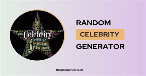 celeb roulet|Random Celebrity Generator